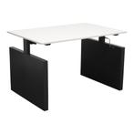 Drentea Slingerbureau 120 x 80 Antraciet Wit, Huis en Inrichting, Bureaus, Ophalen of Verzenden, In hoogte verstelbaar, Gebruikt