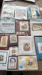 Partij borduurpakketen, Ophalen of Verzenden, Zo goed als nieuw, Borduurgaren of Zijde