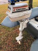 Rubberboot, 4 pk johnson, Watersport en Boten, Ophalen, Gebruikt