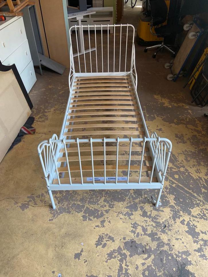Metalen 1-persoonsbed 80x200, Kinderen en Baby's, Kinderkamer | Bedden, Nieuw, 180 cm of meer, 85 tot 100 cm, Ophalen