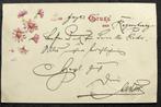 Gruss aus... Reliefkaart met composietenbloem, 1900, Verzenden, Voor 1920, Gelopen, Natuur