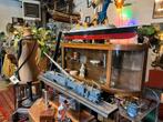 Prachtige vitrinekast met rond glas, toonbankvitrine, Ophalen, Nvt, Nvt, Nvt