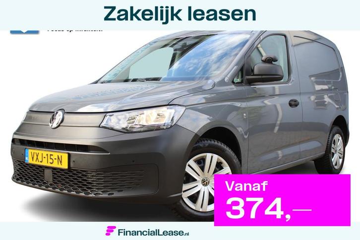 Volkswagen Caddy Cargo 2.0 TDI 122 pk | Incl. 12 maanden Gar, Auto's, Bestelauto's, Bedrijf, Lease, Financial lease, ABS, Achteruitrijcamera