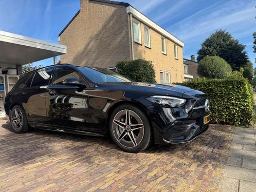 Mercedes-Benz C-Klasse C180 AMG pakket 2022 Zwart, Auto's, Mercedes-Benz, Particulier, C-Klasse, 360° camera, ABS, Achteruitrijcamera