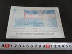 sticker Postbank  Wij accepteren uw girobetaalkaart, Ophalen, Zo goed als nieuw, Sticker