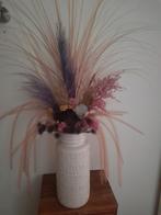 prachtige pot/vaas opgemaakt met droog/ kunstbloemen, Ophalen of Verzenden, Nieuw