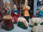kerstgroep gips nr 1. Staande figuren 18 cm., Gebruikt, Kerstmis, Jezus, Ophalen of Verzenden