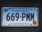 Connecticut nummerplaat kentekenplaten nummerplaten, Verzamelen, Ophalen of Verzenden, Gebruikt, Auto's