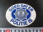 sticker Gemeente Politie Goed dat er politie is AD055 *, Verzamelen, Stickers, Overige typen, Zo goed als nieuw, Verzenden