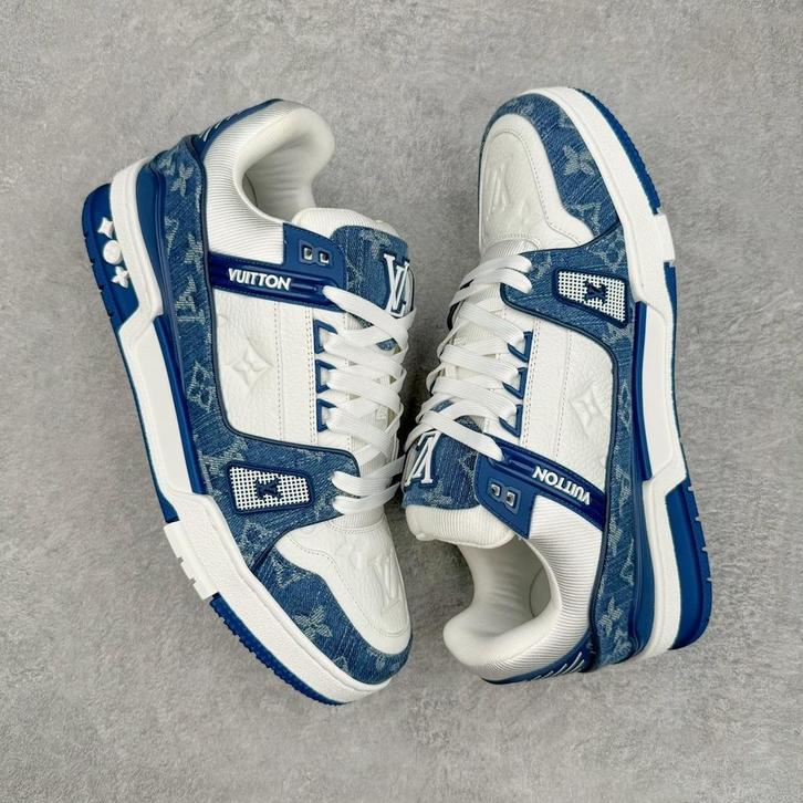 Louis Vuitton Sneakers, Kleding | Heren, Schoenen, Zo goed als nieuw, Sneakers of Gympen, Blauw, Verzenden