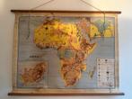 oude schoolplaat Afrika, Ophalen of Verzenden, Aardrijkskunde