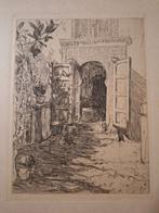 Oriëntaalse ets, H.J. Haverman, 1893, Antiek en Kunst, Ophalen of Verzenden