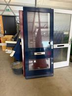 Maranti voordeur, Ophalen, 80 tot 100 cm, 200 tot 215 cm, Glas