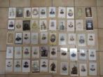 CDV  50 stuks Carte de Visite  19e eeuw, Verzamelen, Gebruikt, Voor 1940, Ophalen, Buitenland