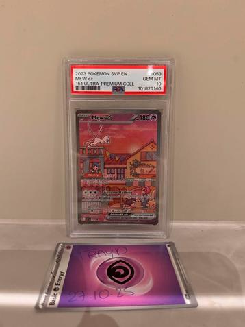 PSA 10 Mew ex 151 Ultra Premium Collectie beschikbaar voor biedingen