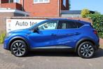 Renault CAPTUR TCe 90 Techno  groot scherm/camera/multi-sens, Voorwielaandrijving, Gebruikt, Met garantie (alle), Blauw