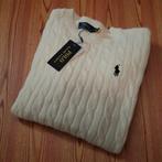 Ralph Lauren Cable Knit Trui nieuw, Maat 48/50 (M), Wit, Ralph Lauren, Nieuw