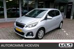PEUGEOT 108 1.0 VTI 5DRS Active 48.000km Airco Org. Ned., Euro 5, Stof, Gebruikt, Zwart