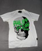 Wit Philipp Plein T-shirt met Skull Print, Maat 52/54 (L), Wit, Ophalen of Verzenden, Philipp Plein