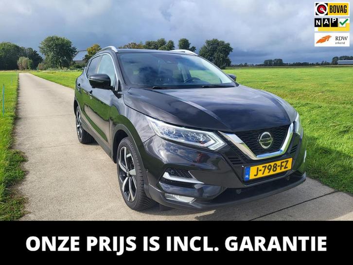 Nissan Qashqai 1.3 DIG-T navi camera panorama dak 82.319km, Auto's, Nissan, Bedrijf, Te koop, Qashqai, 360° camera, ABS, Adaptive Cruise Control