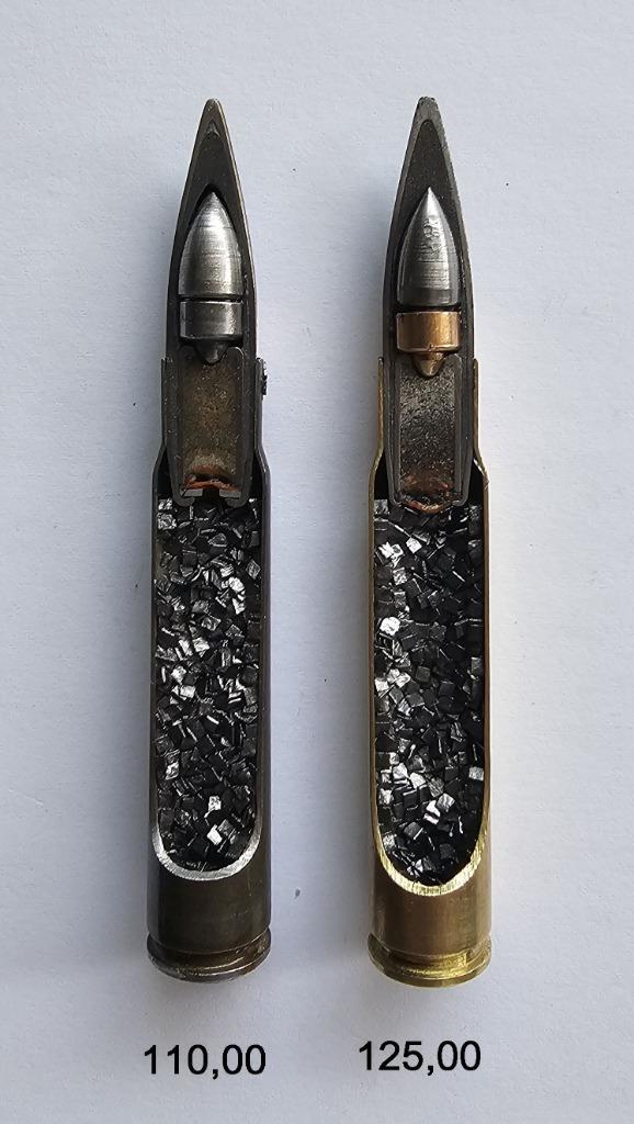 7,92x57 Mauser Üb.m.Zerleger L'Spur DOORSNEDEN, Verzamelen, Militaria | Tweede Wereldoorlog, Landmacht, Hulzen of Bodemvondsten