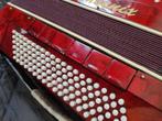 accordeon, Muziek en Instrumenten, Accordeons, Overige merken, Gebruikt, Met riemen, 120-bas