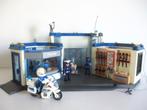 playmobil politiebureau 4264 met motor bekijk alle foto,s, Kinderen en Baby's, Speelgoed | Playmobil, Ophalen of Verzenden, Zo goed als nieuw