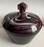 Marmorite 1933 A.D. Copier Leerdam potje met deksel, Verzenden