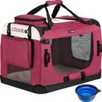 Cadoca Dog & Cat Travel Basket Medium - 60x42x44cm - DarkRed, Ophalen of Verzenden, Zo goed als nieuw
