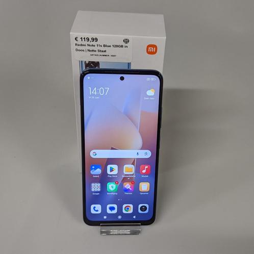 Redmi Note 11s Blue 128GB in Doos | Nette Staat, Telecommunicatie, Mobiele telefoons | Overige merken, Zo goed als nieuw