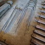 diverse metalen delen voor tuinhek hekwerk IN ÉÉN KOOP, Ophalen of Verzenden, Nieuw, IJzer, Tuinhek