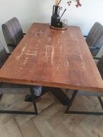 Eettafel te koop., Ophalen of Verzenden, Zo goed als nieuw, 4 tot 6 stoelen