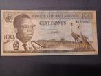 Congo DR 100 francs P.6a 1962 F, Postzegels en Munten, Bankbiljetten | Afrika, Los biljet, Ophalen of Verzenden, Overige landen