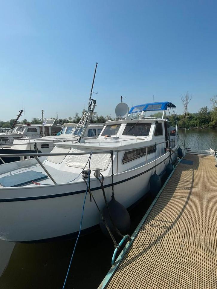 Mooie Bouwmans motor cruiser 10,5 bij 3,40 meter, Watersport en Boten, Motorboten en Motorjachten, Gebruikt, Staal, 9 tot 12 meter