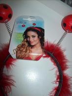 Haarband Rood Zwart Voetballen Carnaval Leuk Grappig, Ophalen of Verzenden, Nieuw