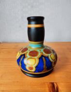 Plateelbakkerij Schoonhoven vaasje 'Remo', jr. '20-'30 13 cm, Antiek en Kunst, Antiek | Vazen, Ophalen of Verzenden