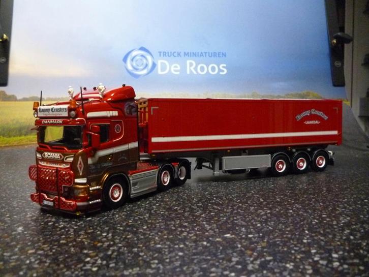 Tekno Scania R serie Ronny Ceusters met certificaat, Hobby en Vrije tijd, Modelauto's | 1:50, Nieuw, Bus of Vrachtwagen, Tekno