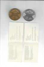 Penningset 25-jarig huwelijk Juliana en Bernhard 1962, Verzenden, Zilver, Nederland