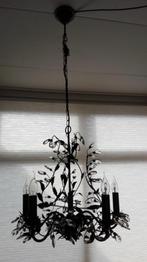 Mooie Kroonluchter Michelangelo 5x40w-e14 kleur roestbruin, Ophalen, Zo goed als nieuw, Metaal, Romantisch/Barok