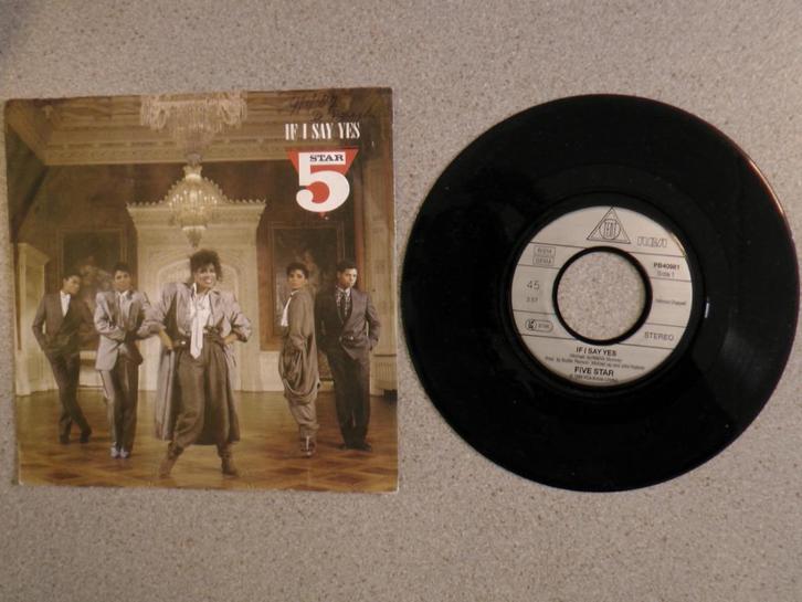 Five Star - If I say yes VINYL SINGLE, Cd's en Dvd's, Vinyl Singles, Gebruikt, Single, Pop, 7 inch, Ophalen of Verzenden