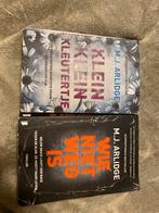 M.J. Arlidge Boeken - Klein Klein Kleutertje & Wie Niet Weg, Boeken, Ophalen of Verzenden, Gelezen
