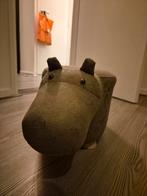 Nijlpaard krukje, Huis en Inrichting, Krukjes, Ophalen of Verzenden, Zo goed als nieuw, Hout