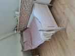 Leuk eenpersoons bed van hout 90x200, Huis en Inrichting, Slaapkamer | Bedden, Ophalen, Gebruikt, 90 cm, Romantisch, broccante