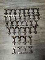 37x diverse meubel/keukenkast scharnieren, Doe-het-zelf en Verbouw, Hang- en Sluitwerk, Ophalen of Verzenden, Nieuw, IJzer, Scharnier