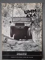 Brochure UMM 4x4 COURNIL - 1982 NL., Boeken, Auto's | Folders en Tijdschriften, Ophalen of Verzenden, Zo goed als nieuw, Overige merken