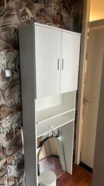 Wasmachinekast, wit, Huis en Inrichting, Ophalen, Gebruikt, Overige typen, 50 tot 100 cm