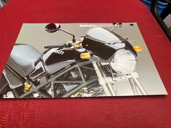 Nieuwe originele folder Ducati Monster 900S Mostro 900S, Motoren, Handleidingen en Instructieboekjes, Ducati, Ophalen of Verzenden