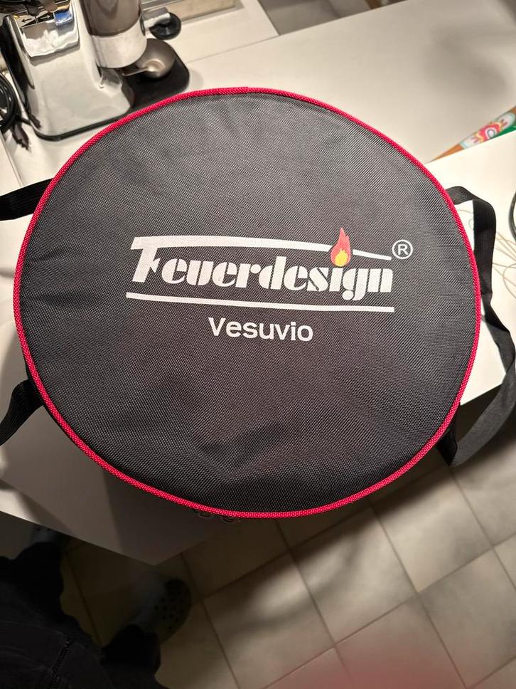 Feuerdesign Vesuvio tafelgrill - zo goed als nieuw!, Tuin en Terras, Houtskoolbarbecues, Zo goed als nieuw, Ophalen