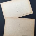 2 ansichtkaarten van Maassluis (Haven en de Veerstraat), Ophalen of Verzenden, 1940 tot 1960, Ongelopen, Zuid-Holland