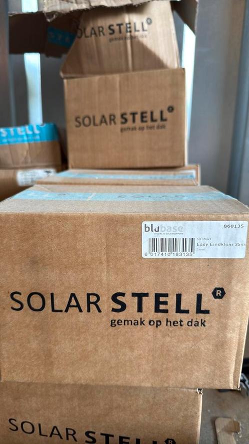 Diverse klemmen SolarStell/Blubase, Doe-het-zelf en Verbouw, Zonnepanelen en Toebehoren, Zo goed als nieuw, Ophalen